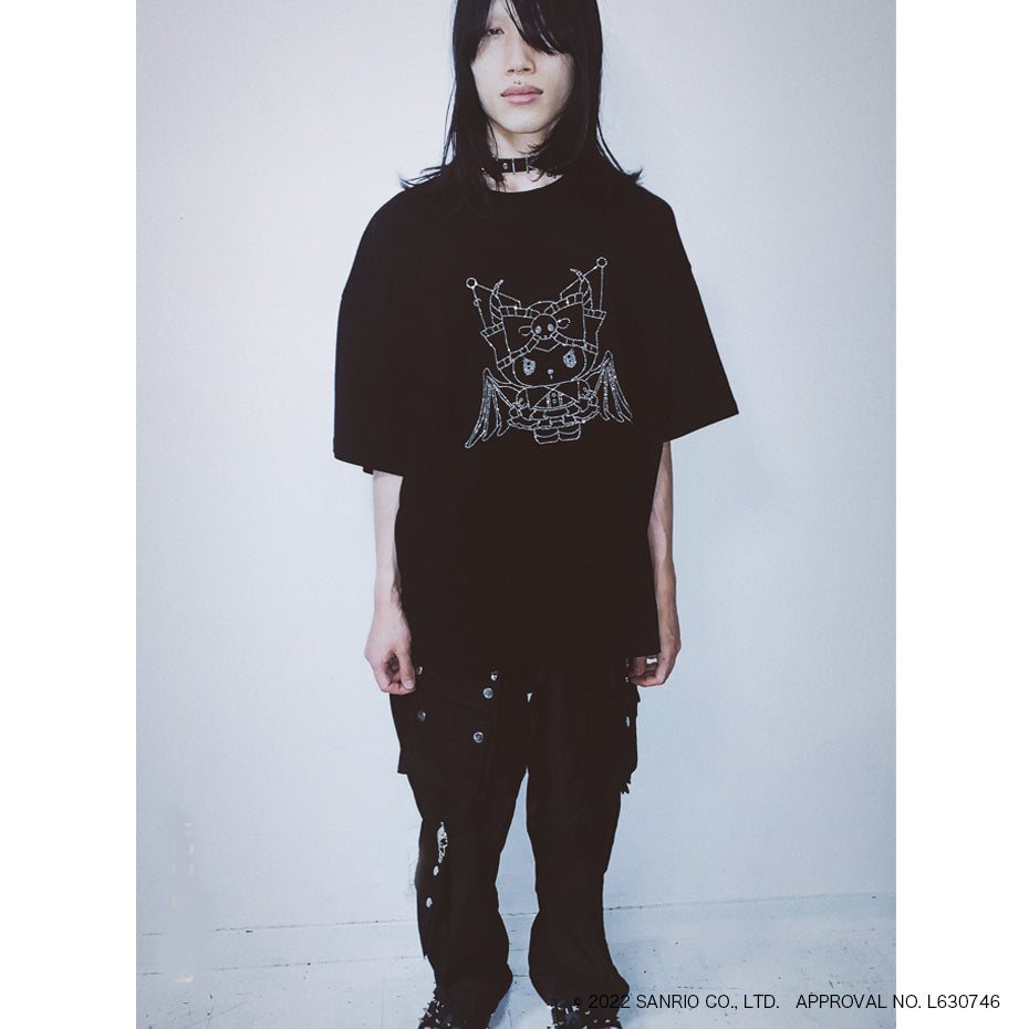 KUROMI×IKUMI RHINESTONE T