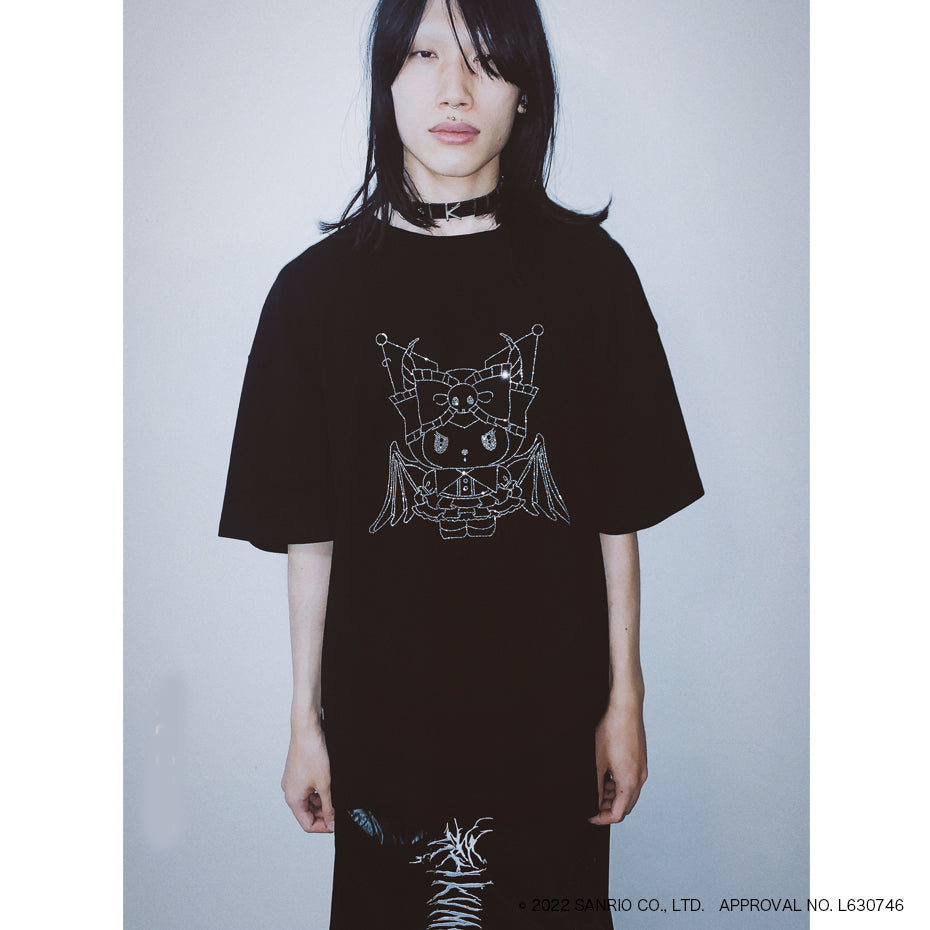 KUROMI×IKUMI RHINESTONE T