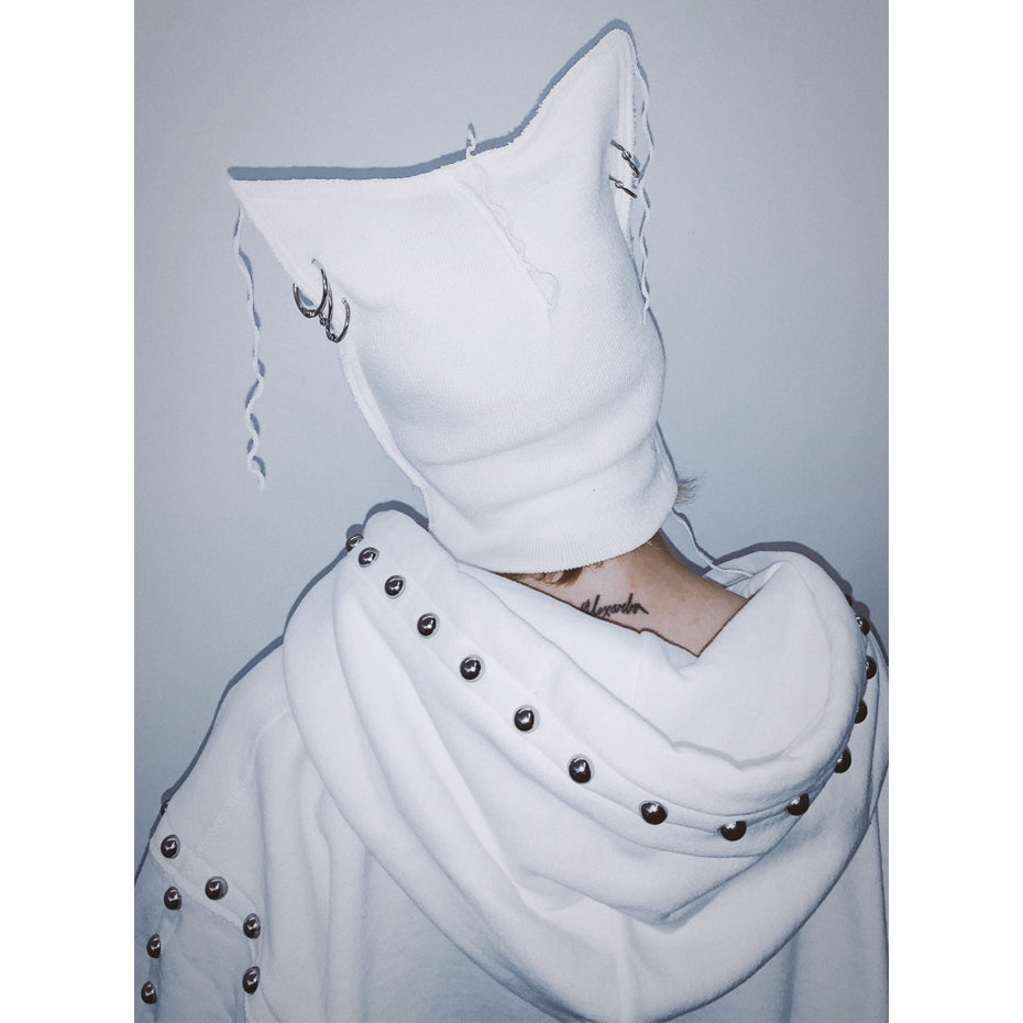 PIERCED HORN KNIT CAP