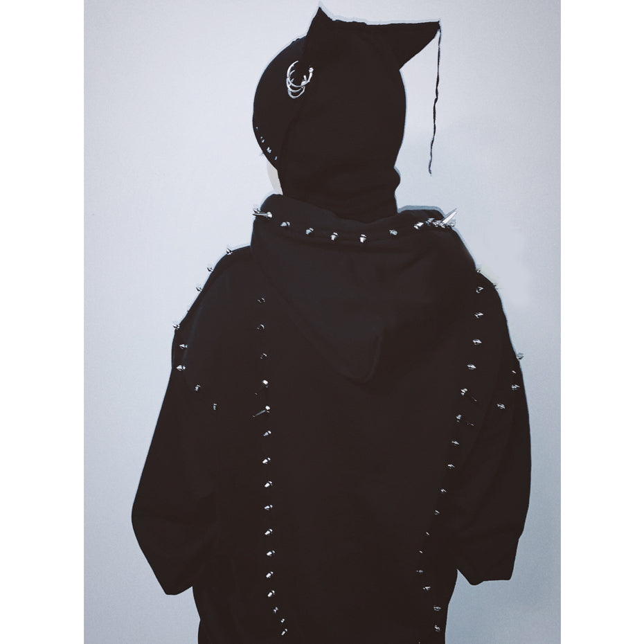 PIERCED HORN KNIT CAP