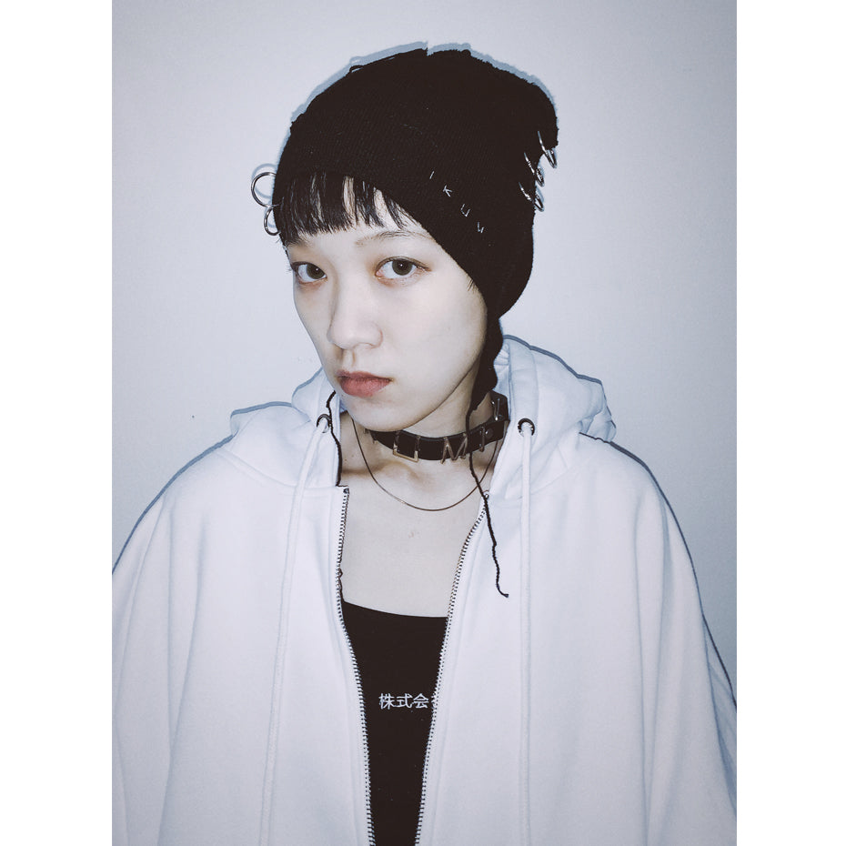 PIERCED KNIT CAP