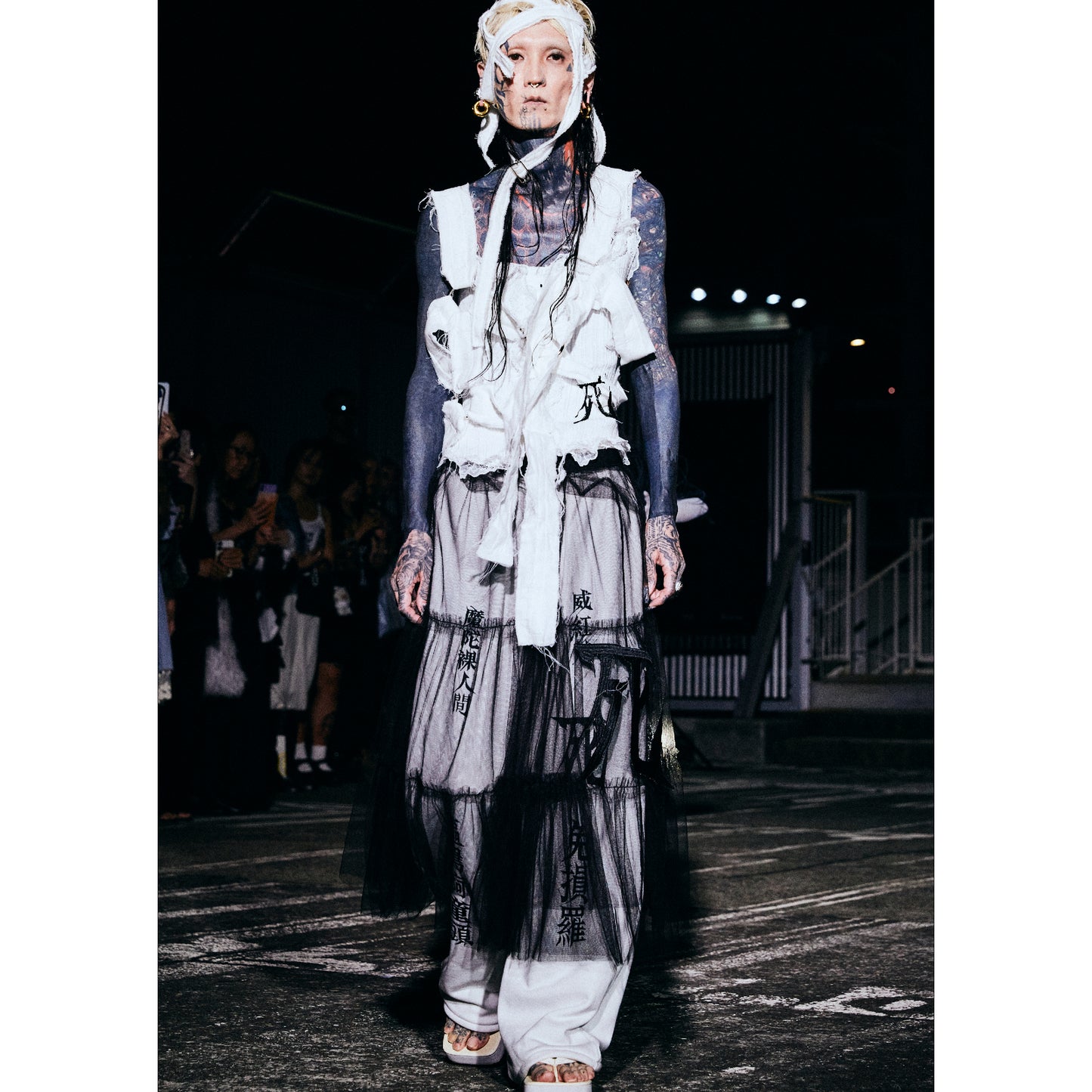 【受注】生死 MESH SKIRT