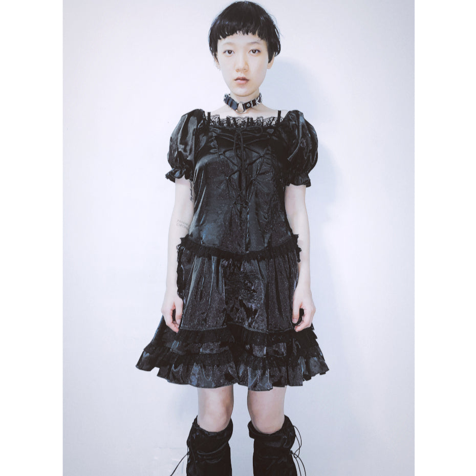 TRIBAL FRILL DRESS