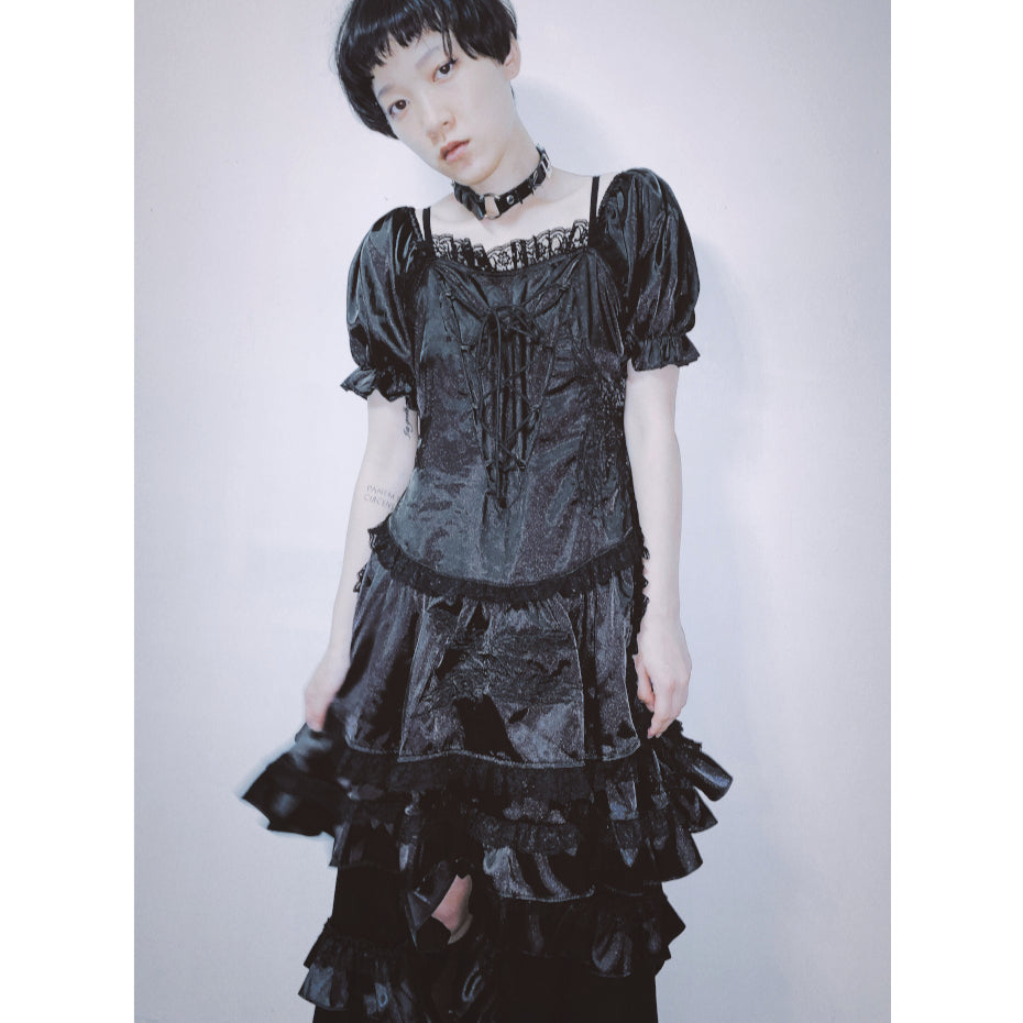 TRIBAL FRILL DRESS