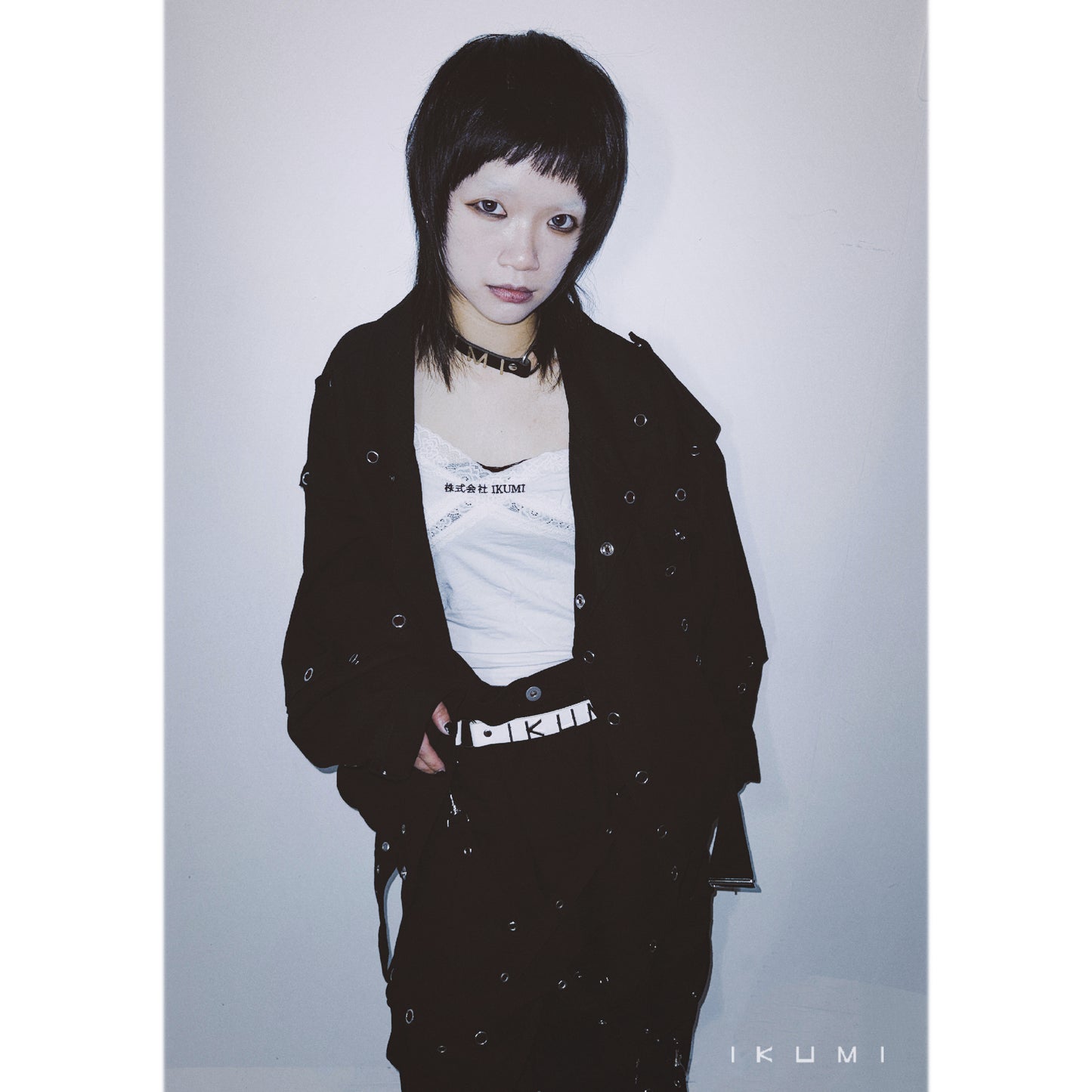 【SALE】DENIM-BIKER MIT SNAPBOTTON