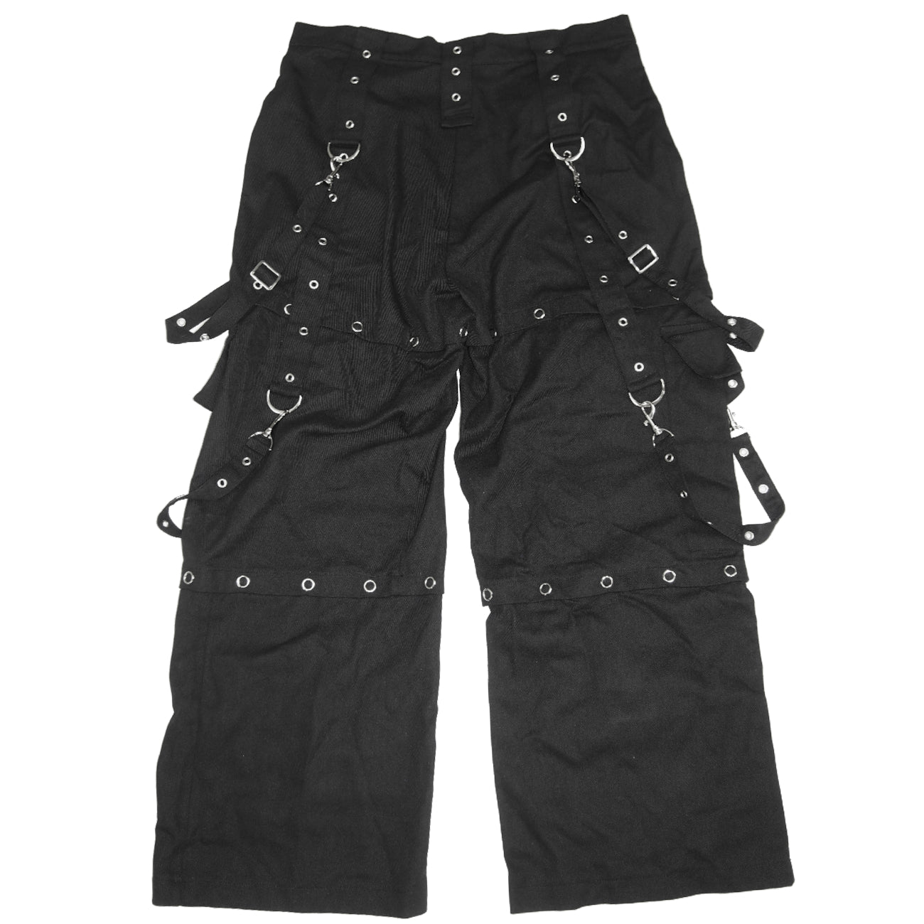 SNAP BUTTON DENIM PANTS