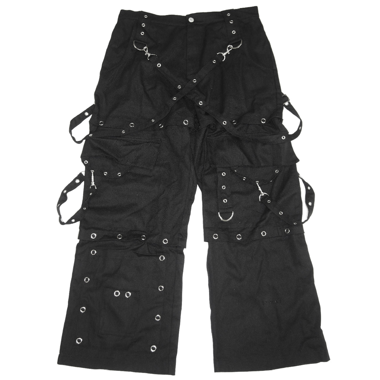 SNAP BUTTON DENIM PANTS