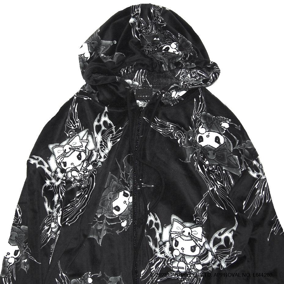 KUROMI×IKUMI FREECE HOODIE