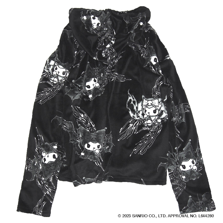 KUROMI×IKUMI FREECE HOODIE