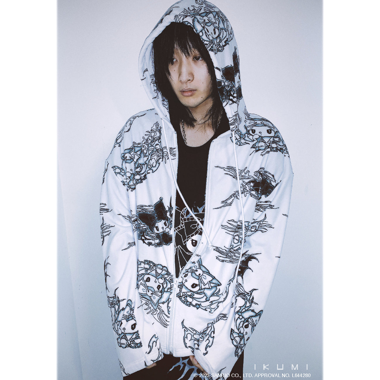 KUROMI×IKUMI FREECE HOODIE