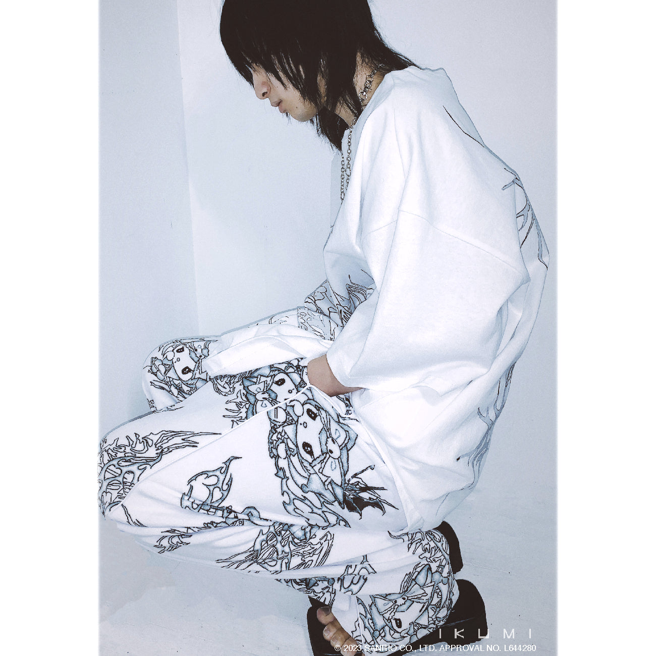 KUROMI×IKUMI FREECE WIDE PANTS