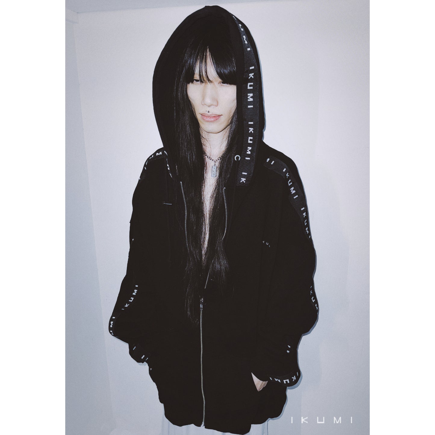 IKUMI JACQUARD BIG HOODIE