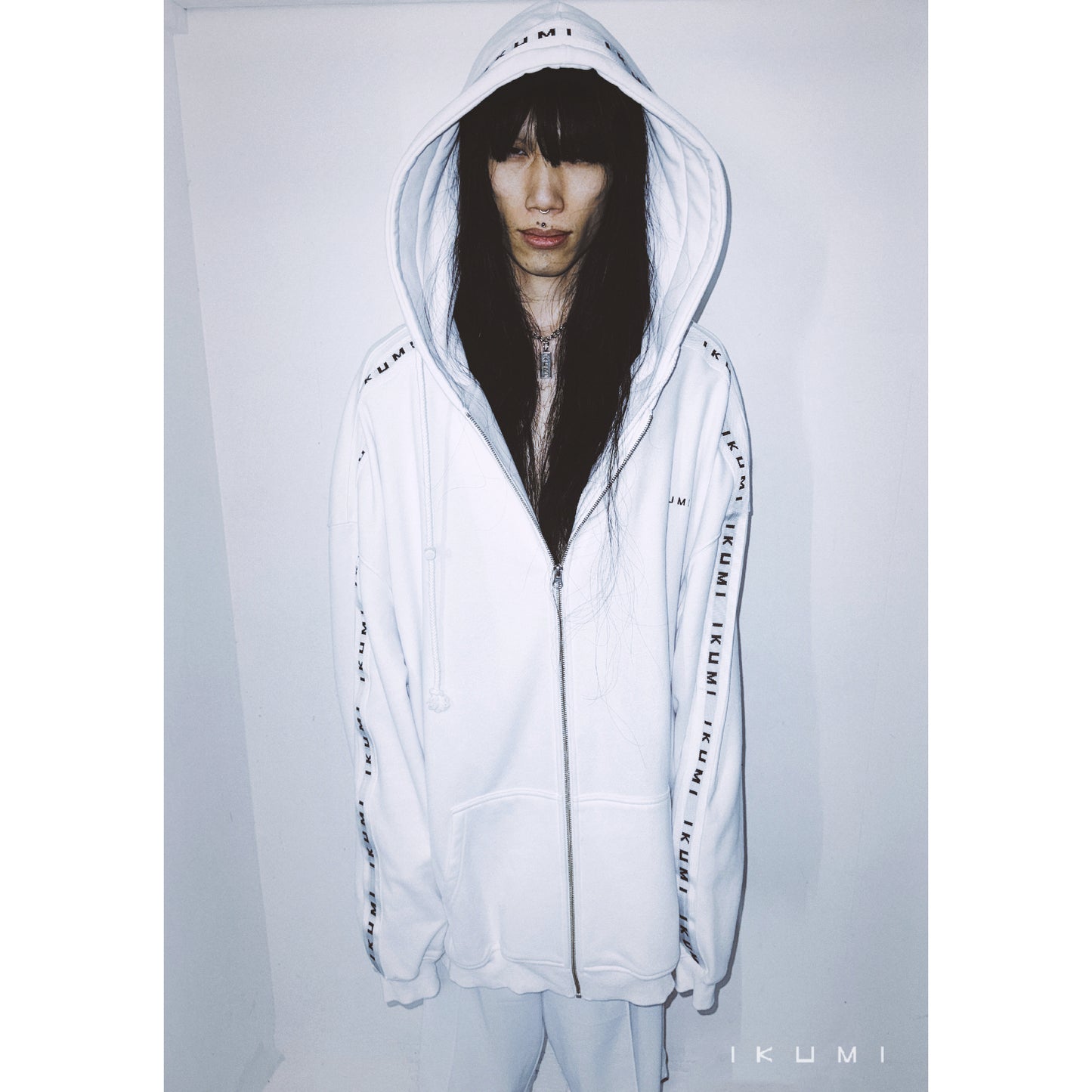 IKUMI JACQUARD BIG HOODIE