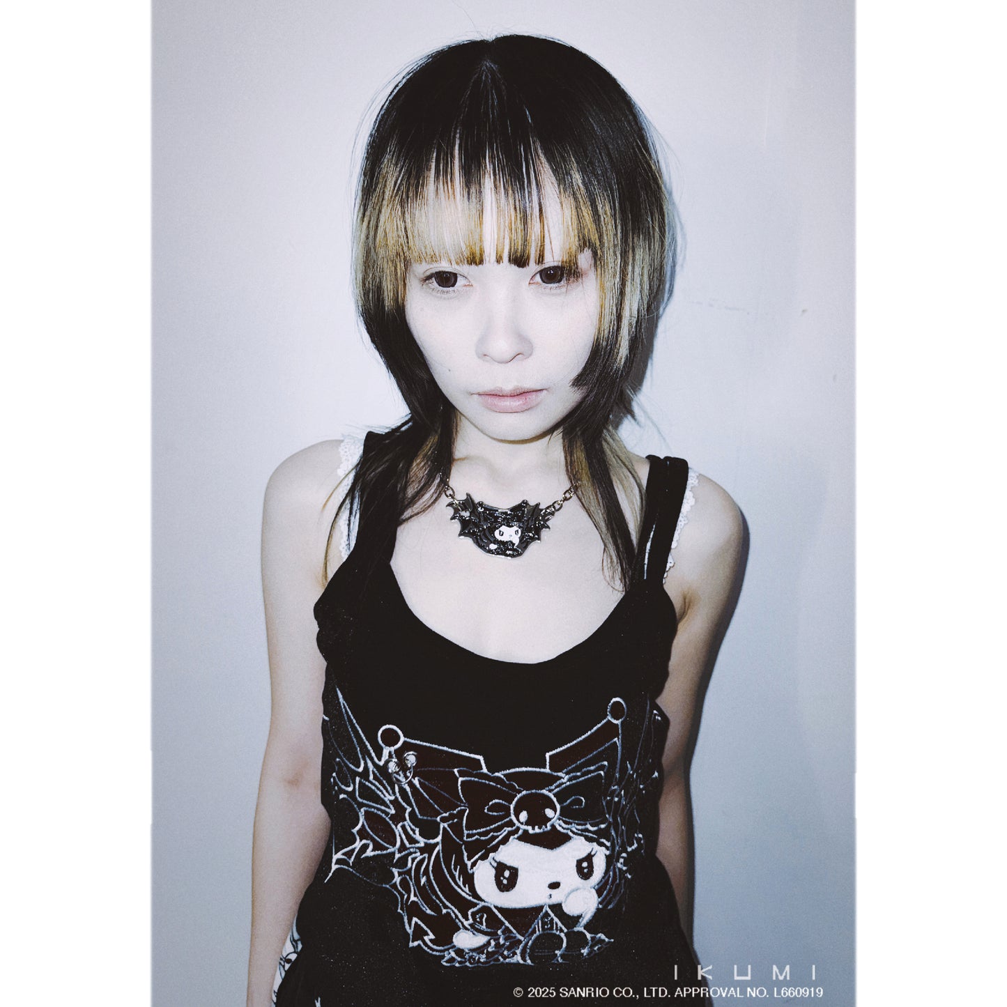 KUROMI×IKUMI PIERCED CAMISOLE