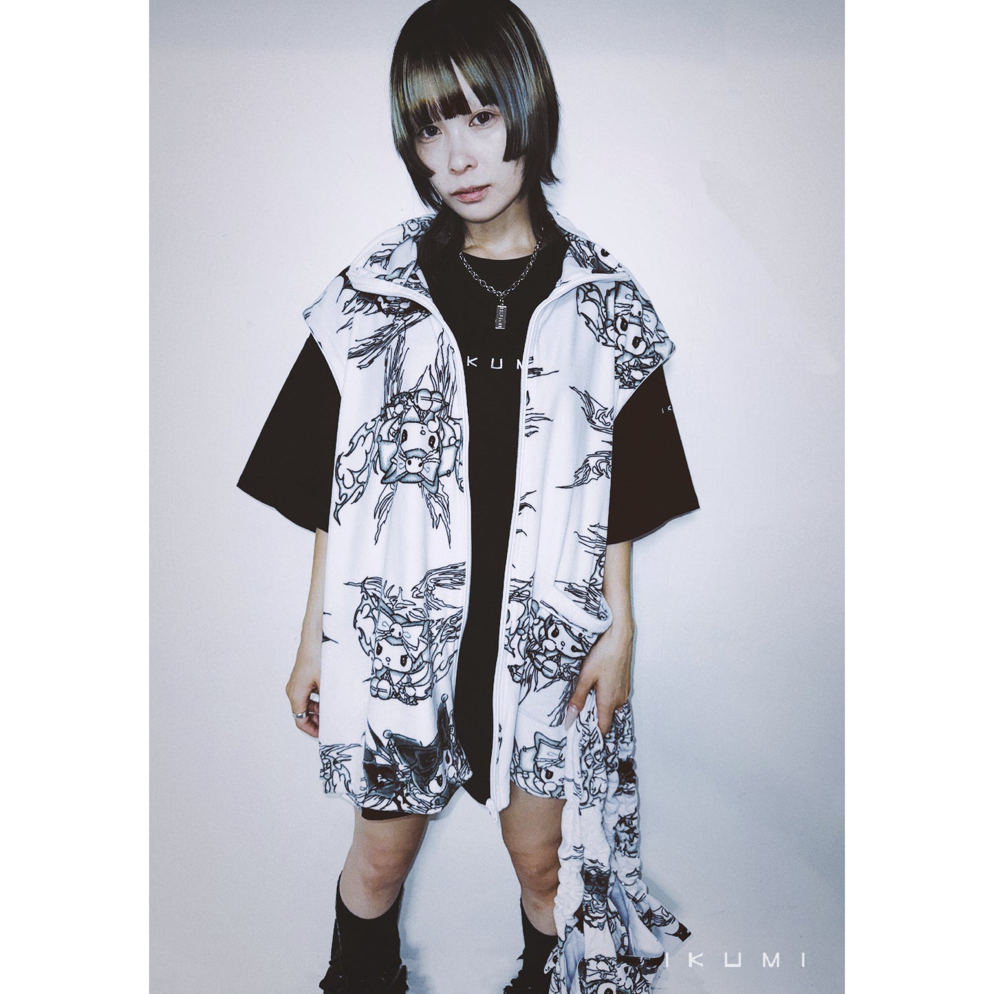 KUROMI×IKUMI FREECE VEST
