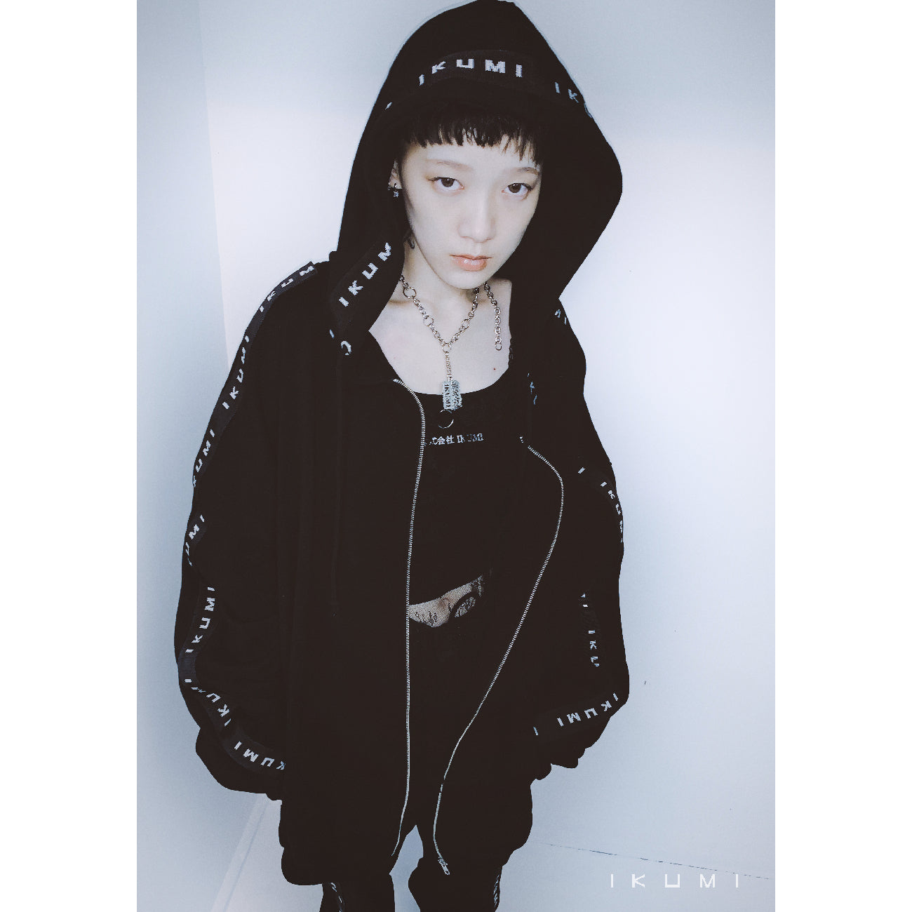 IKUMI JACQUARD BIG HOODIE