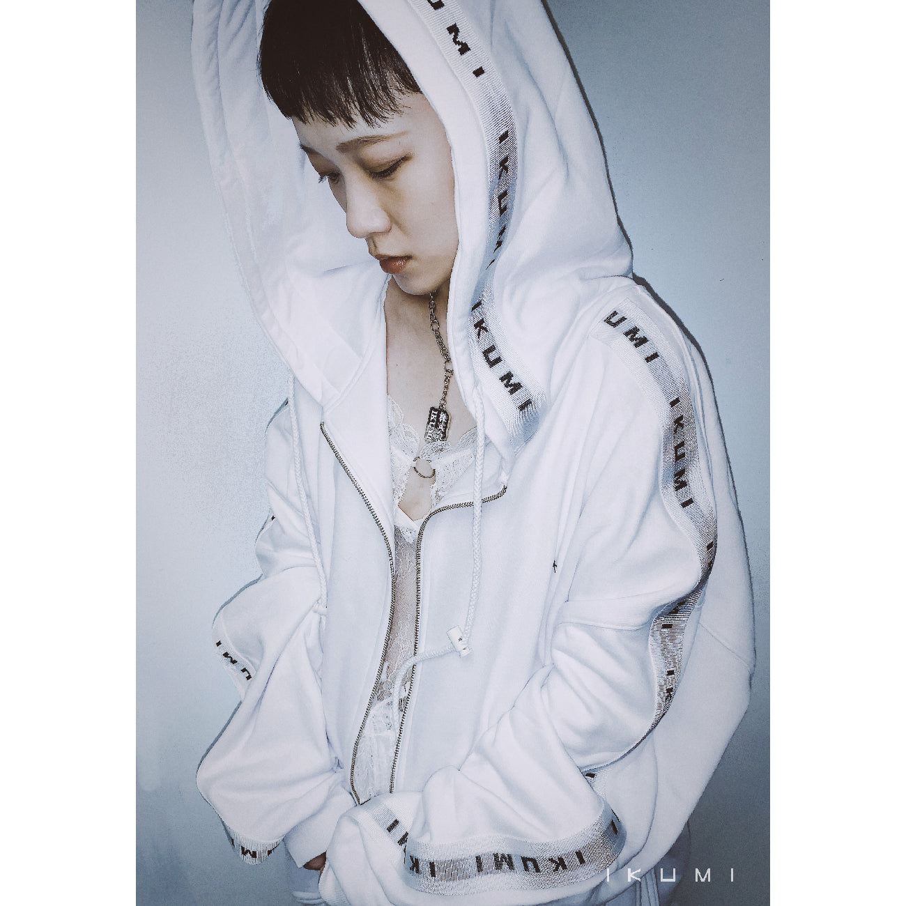 IKUMI JACQUARD BIG HOODIE