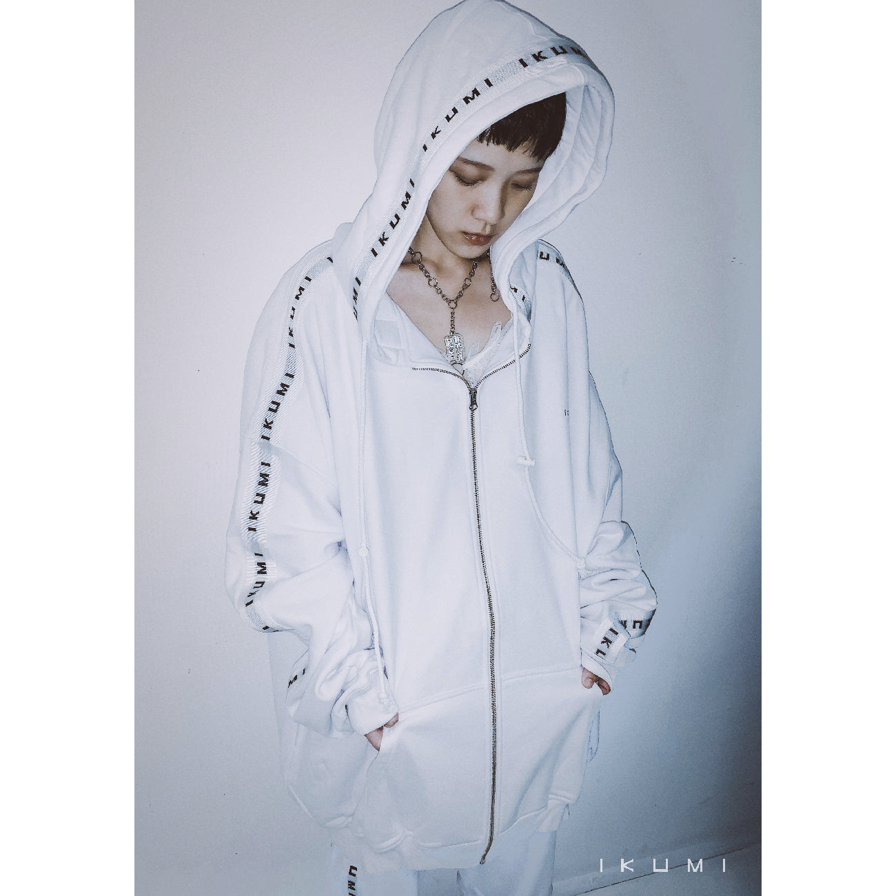IKUMI JACQUARD BIG HOODIE