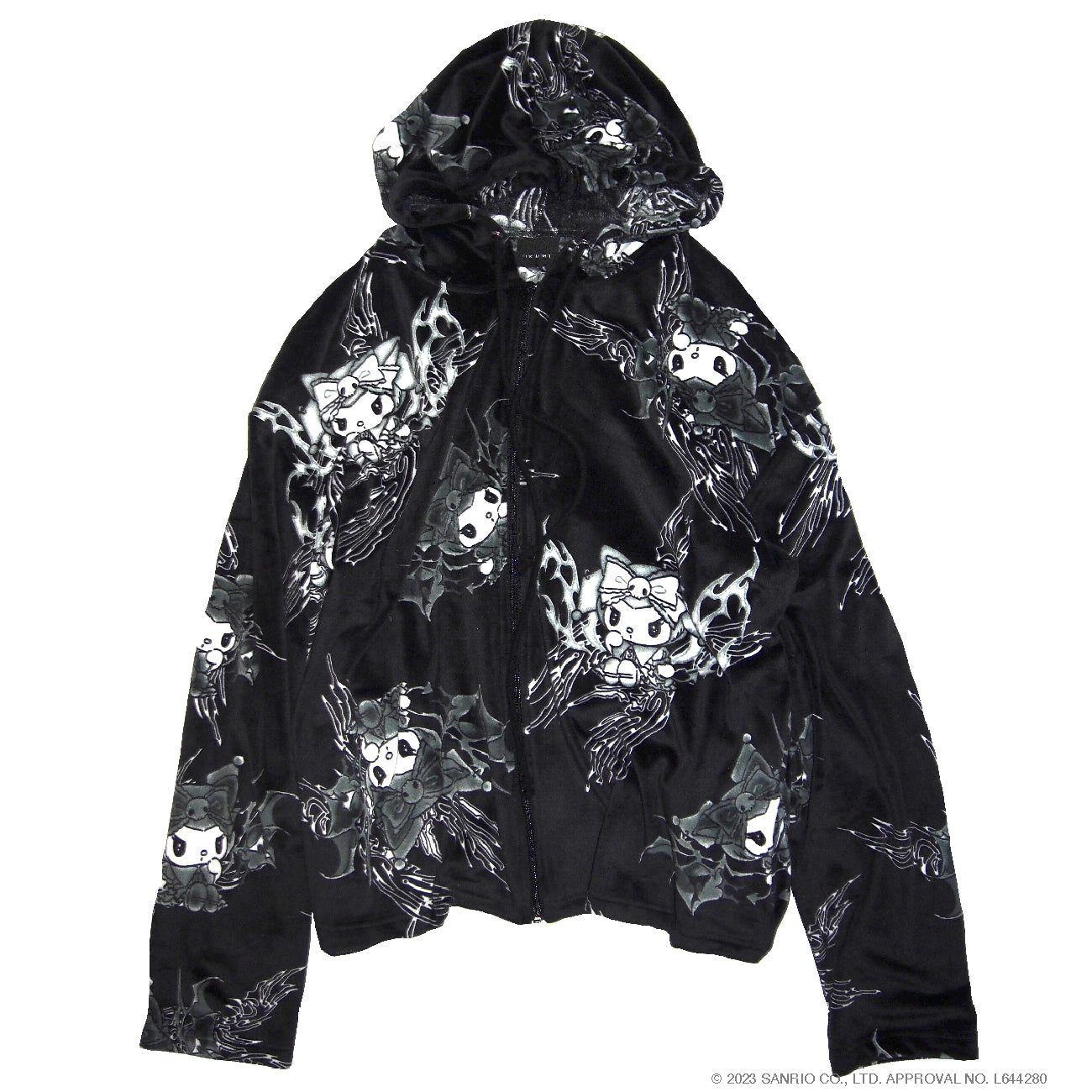 KUROMI×IKUMI FREECE HOODIE