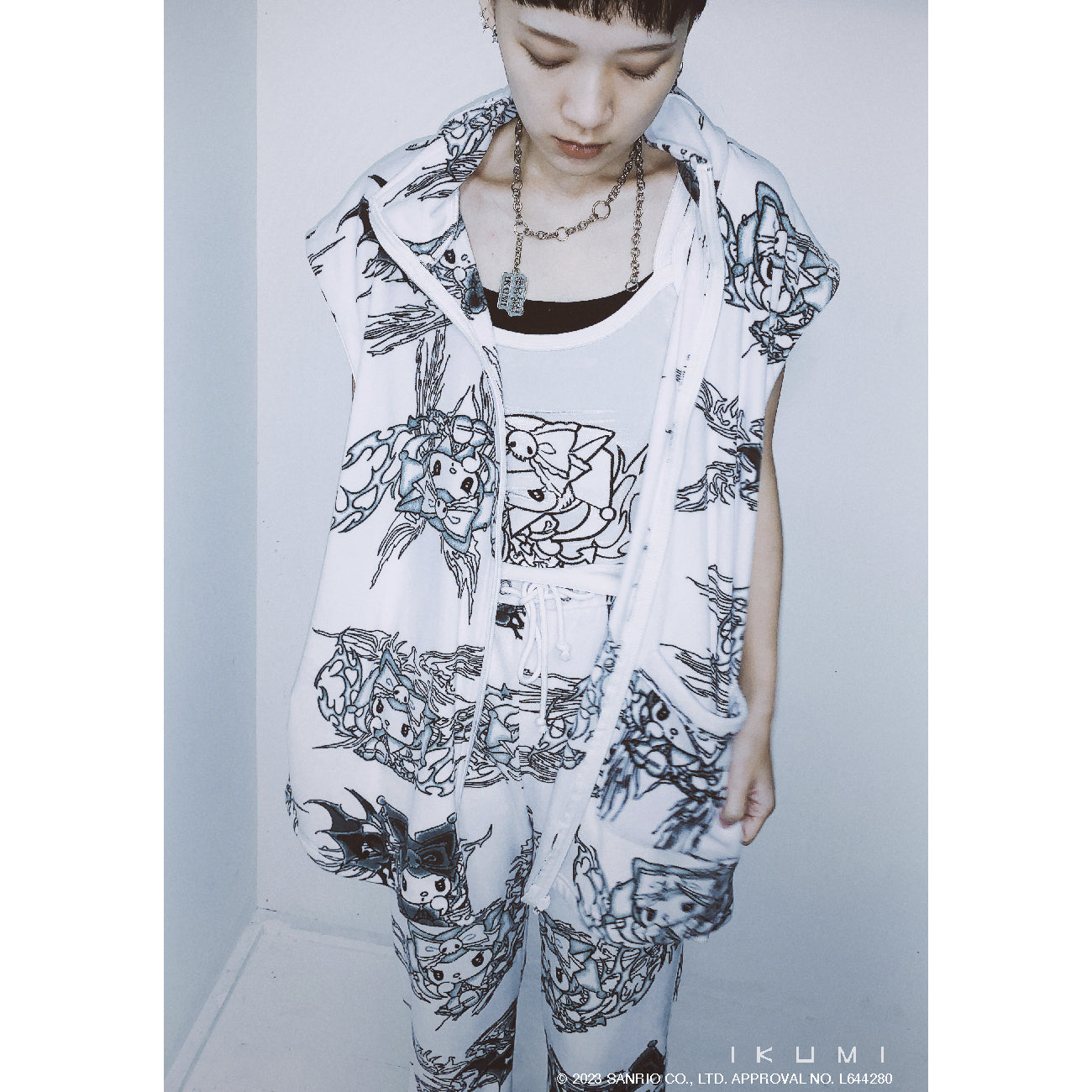 KUROMI×IKUMI FREECE FLARE PANTS