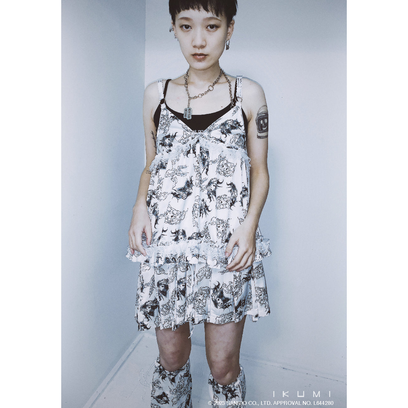 KUROMI×IKUMI MINI SKIRT