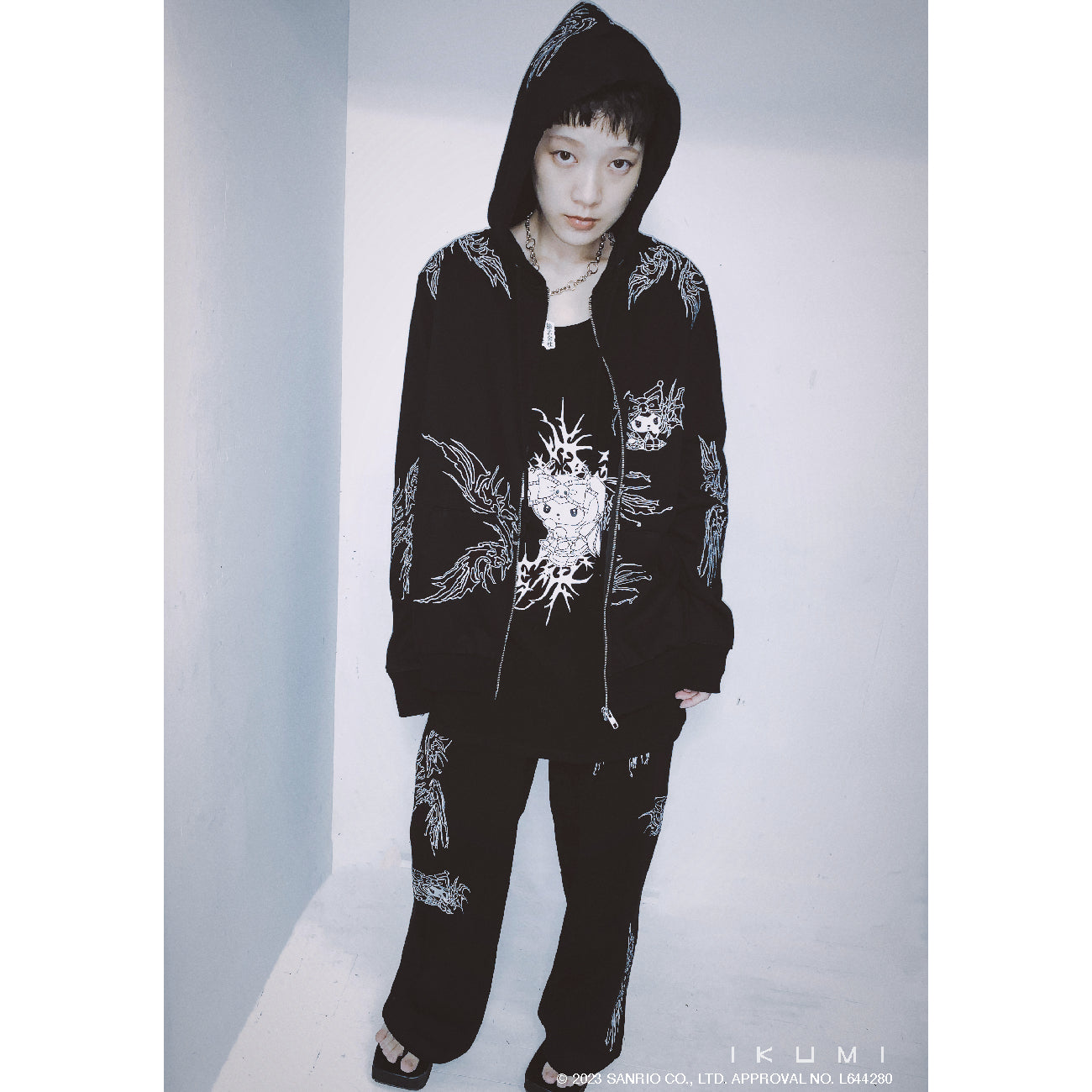 KUROMI×IKUMI SWEAT PANTS