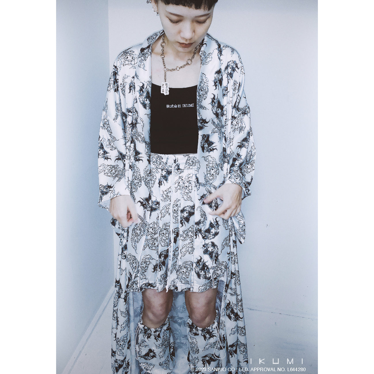 KUROMI×IKUMI MINI SKIRT