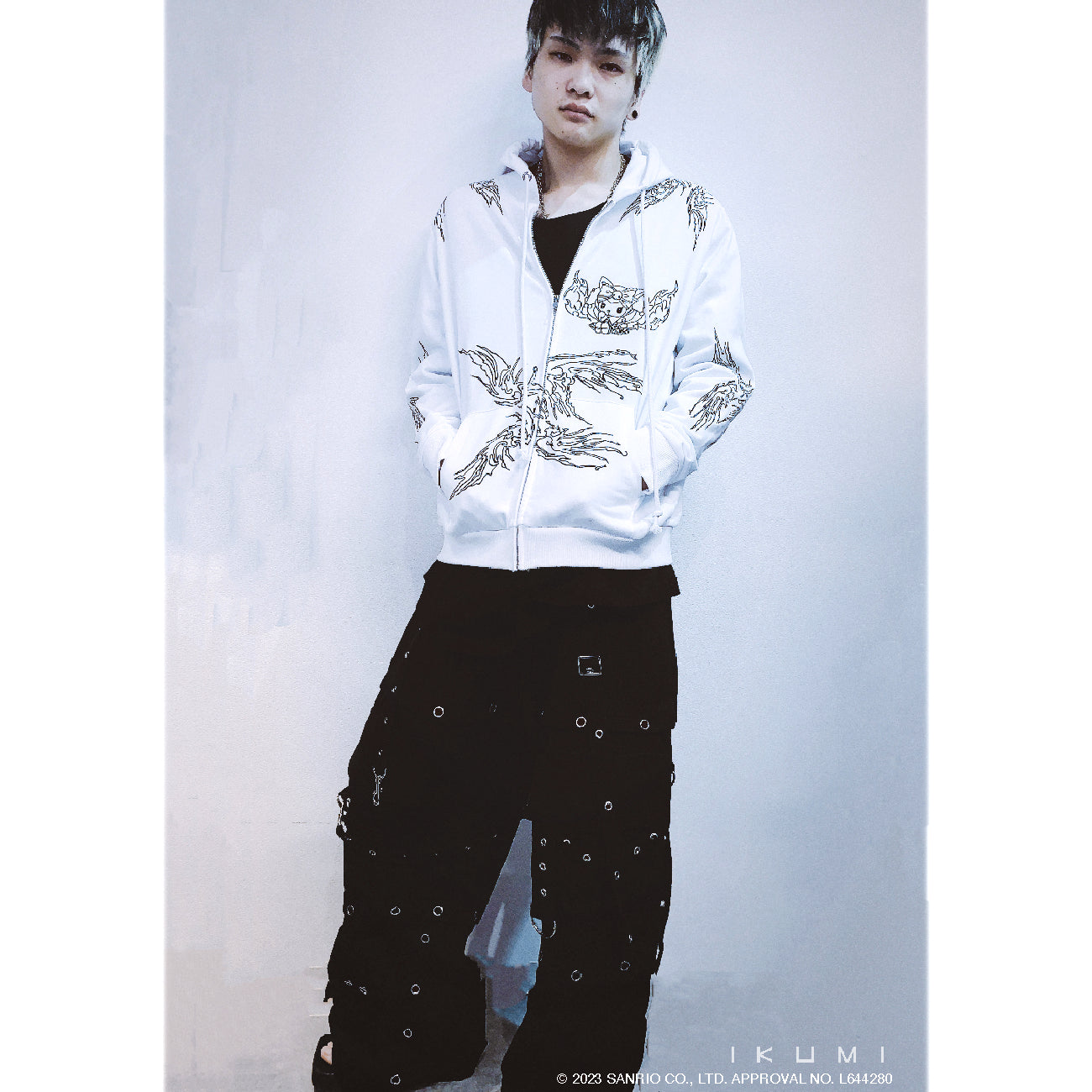 SNAPBOTTON DENIM PANTS