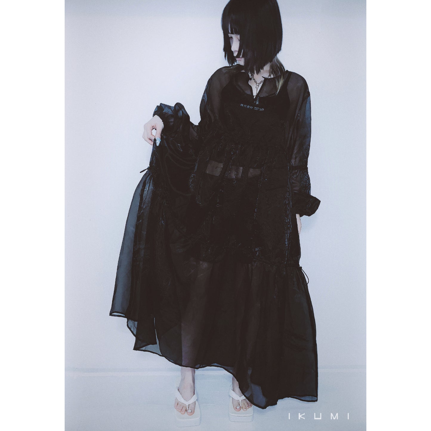 TRIBAL SMOKE LONG DRESS