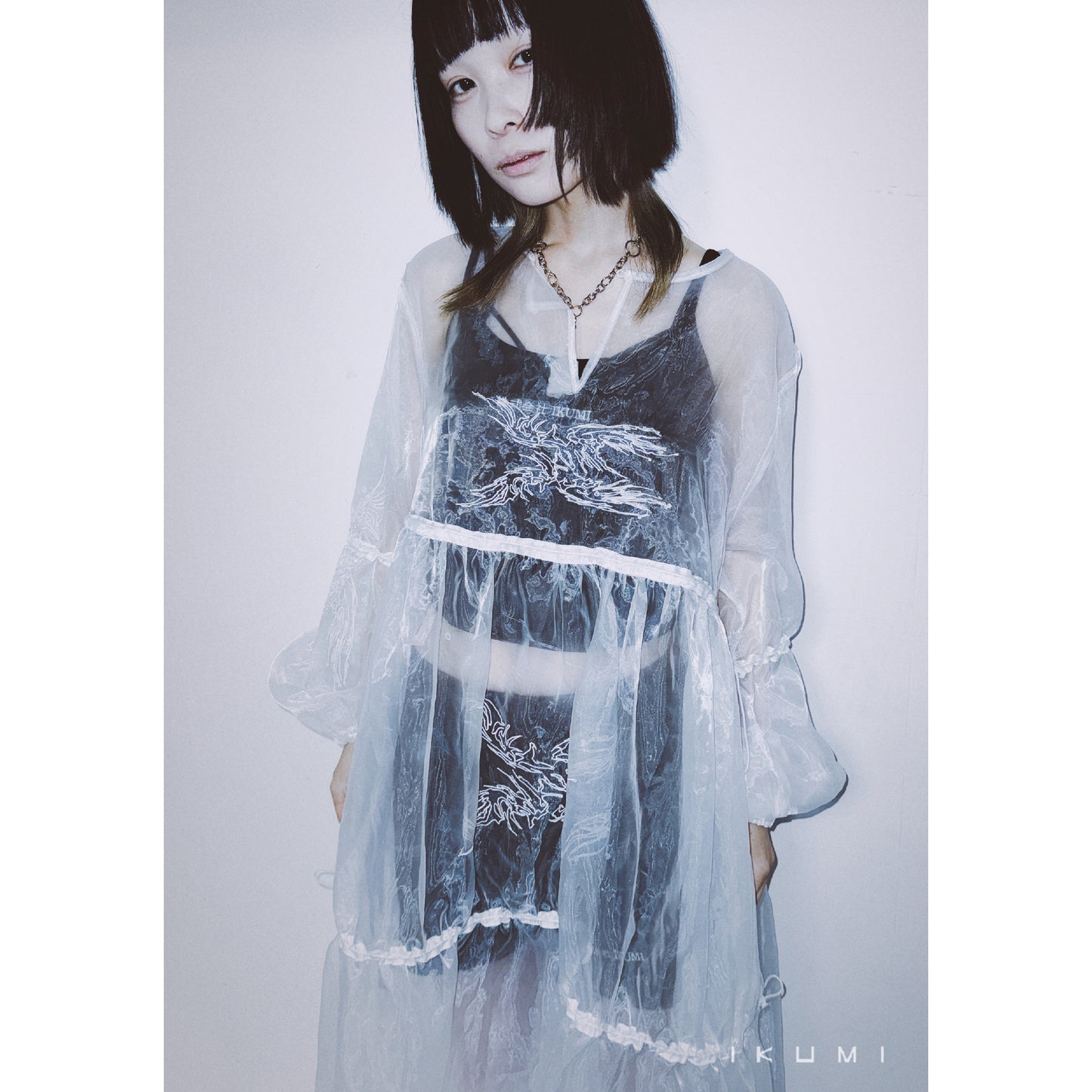 TRIBAL SMOKE LONG DRESS