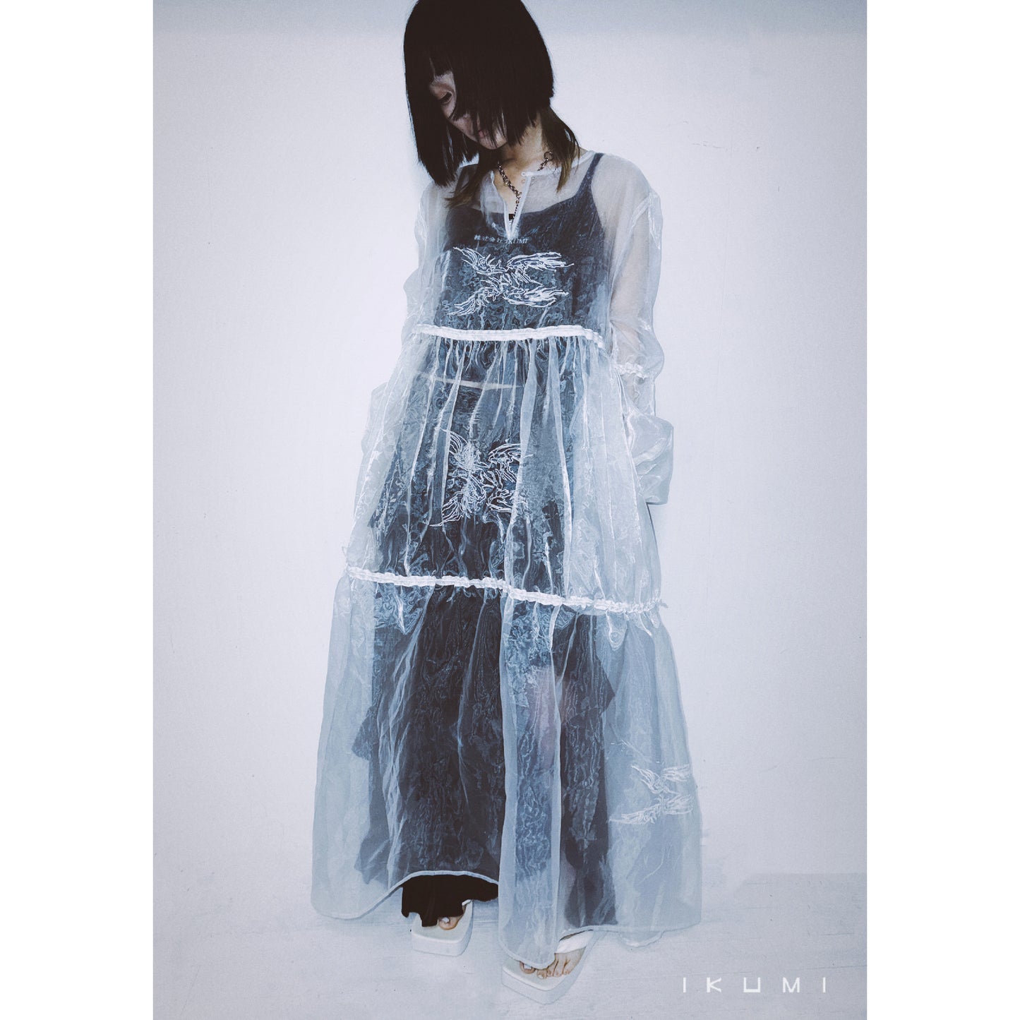 TRIBAL SMOKE LONG DRESS
