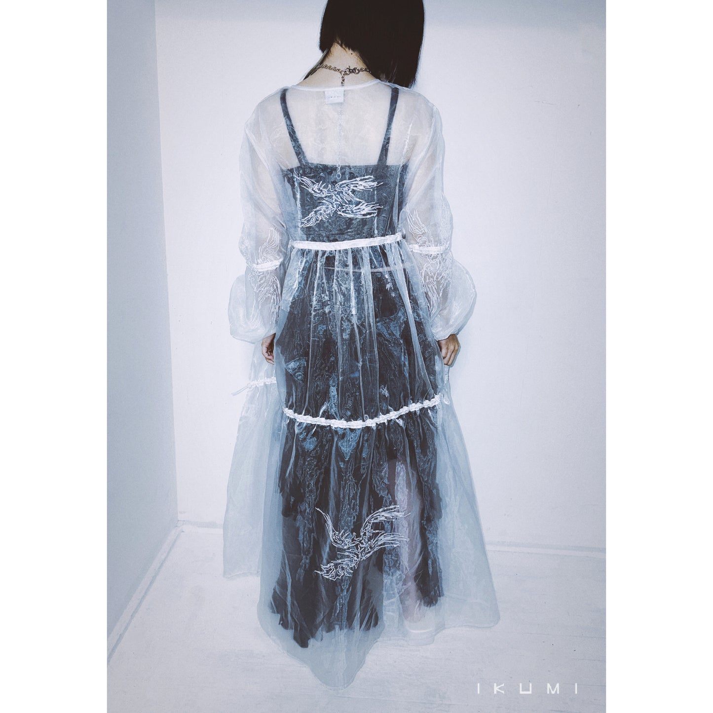 TRIBAL SMOKE LONG DRESS