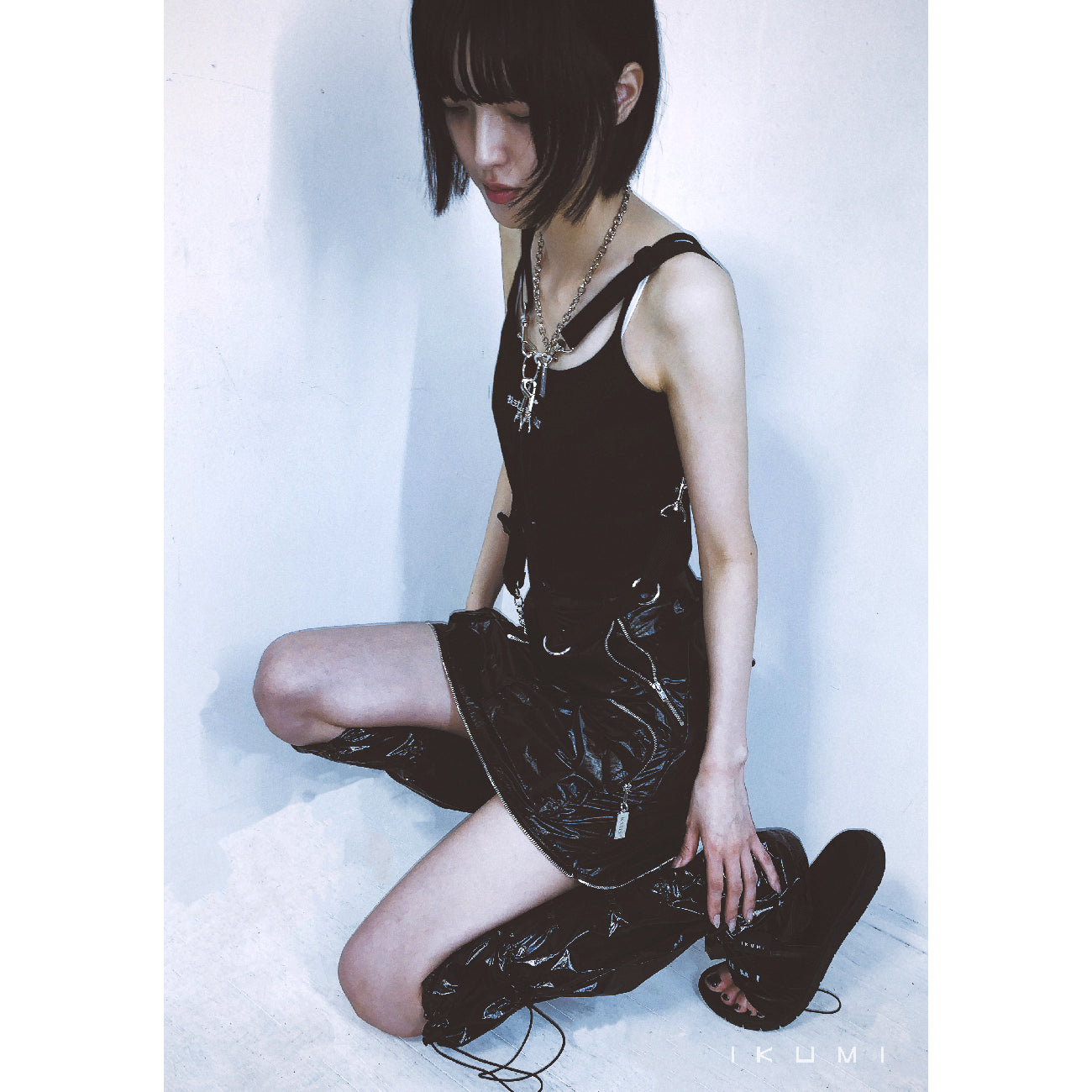 NYLON POCKET SKIRT
