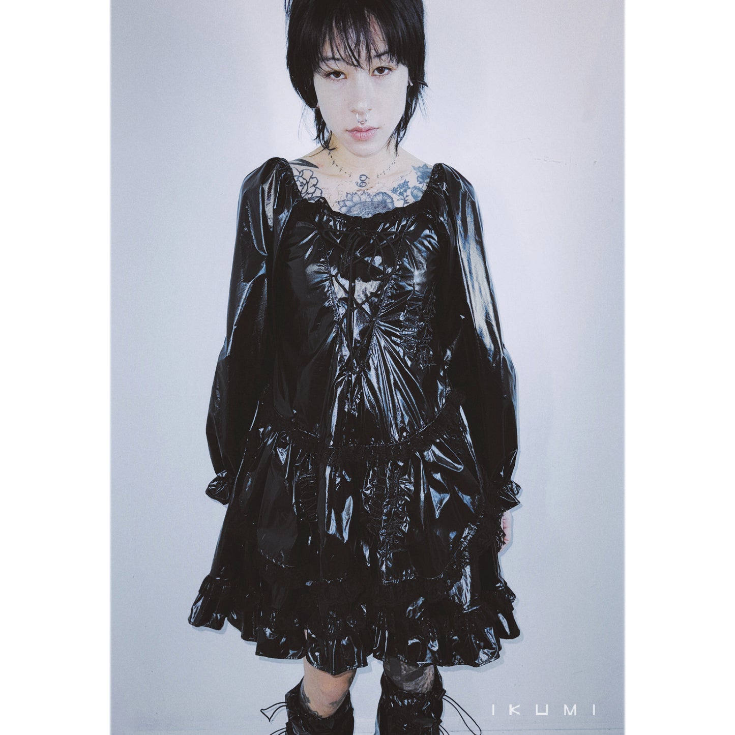 NYLON LONGSLEVE ONEPIECE