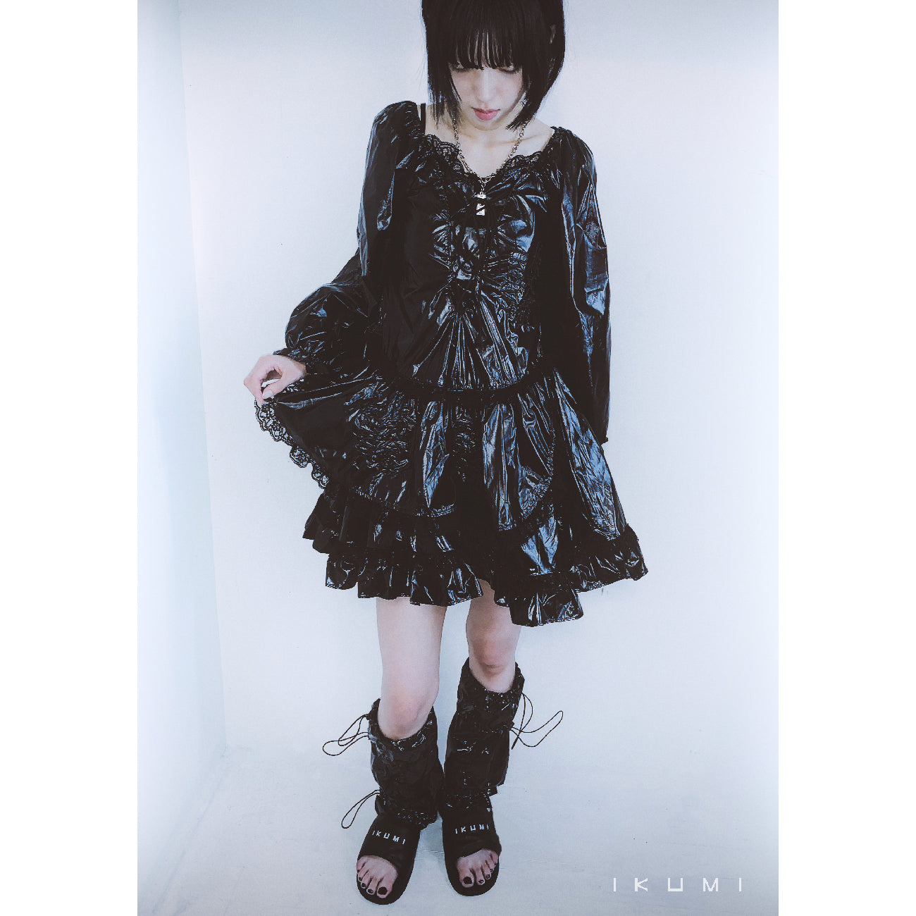 NYLON LONGSLEVE ONEPIECE