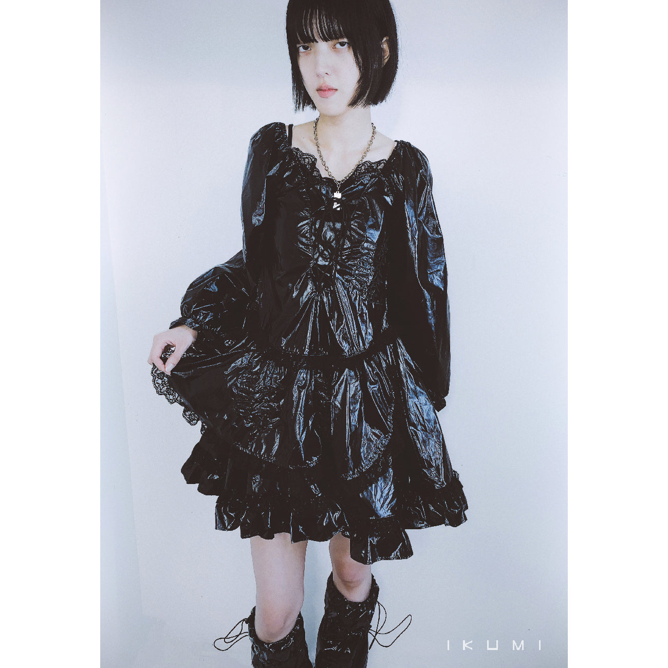 NYLON LONGSLEVE ONEPIECE