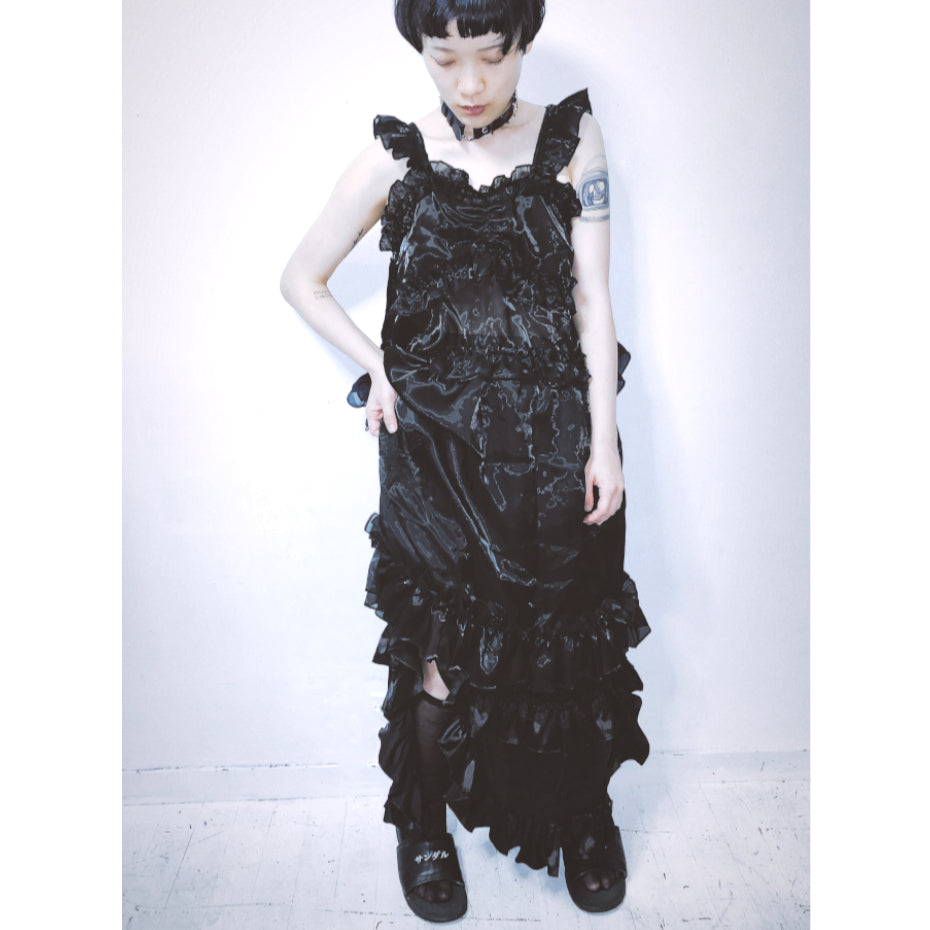 OFF SHOULDER SMOKE DRESS