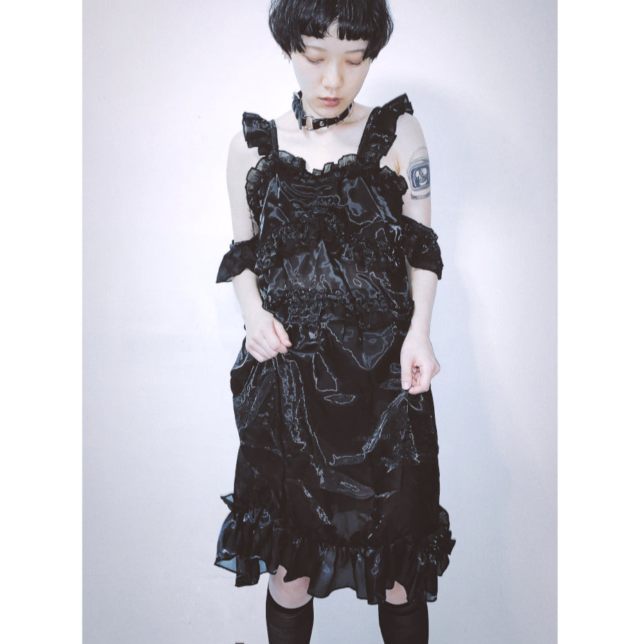OFF SHOULDER SMOKE DRESS