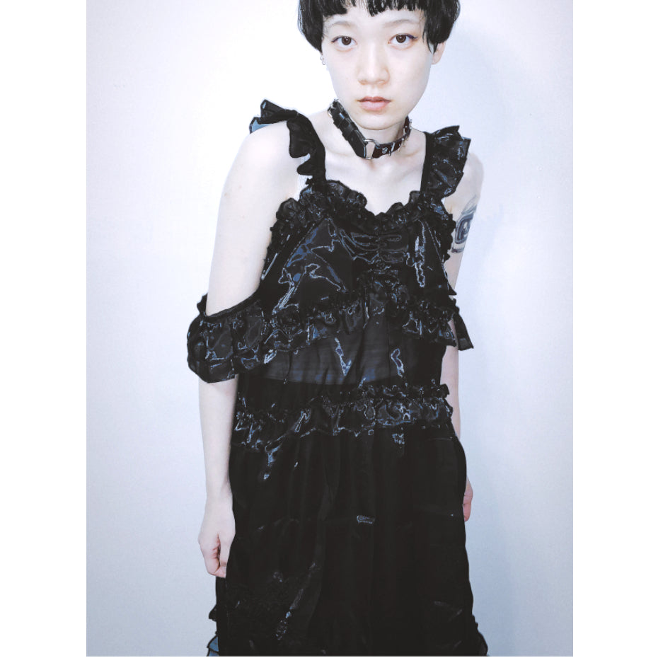 OFF SHOULDER SMOKE DRESS