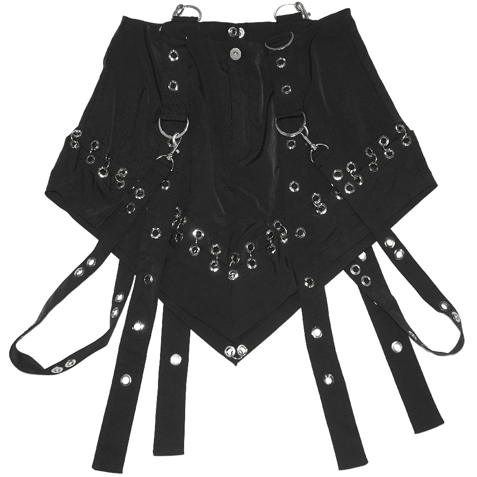 PIERCED MINI SKIRT