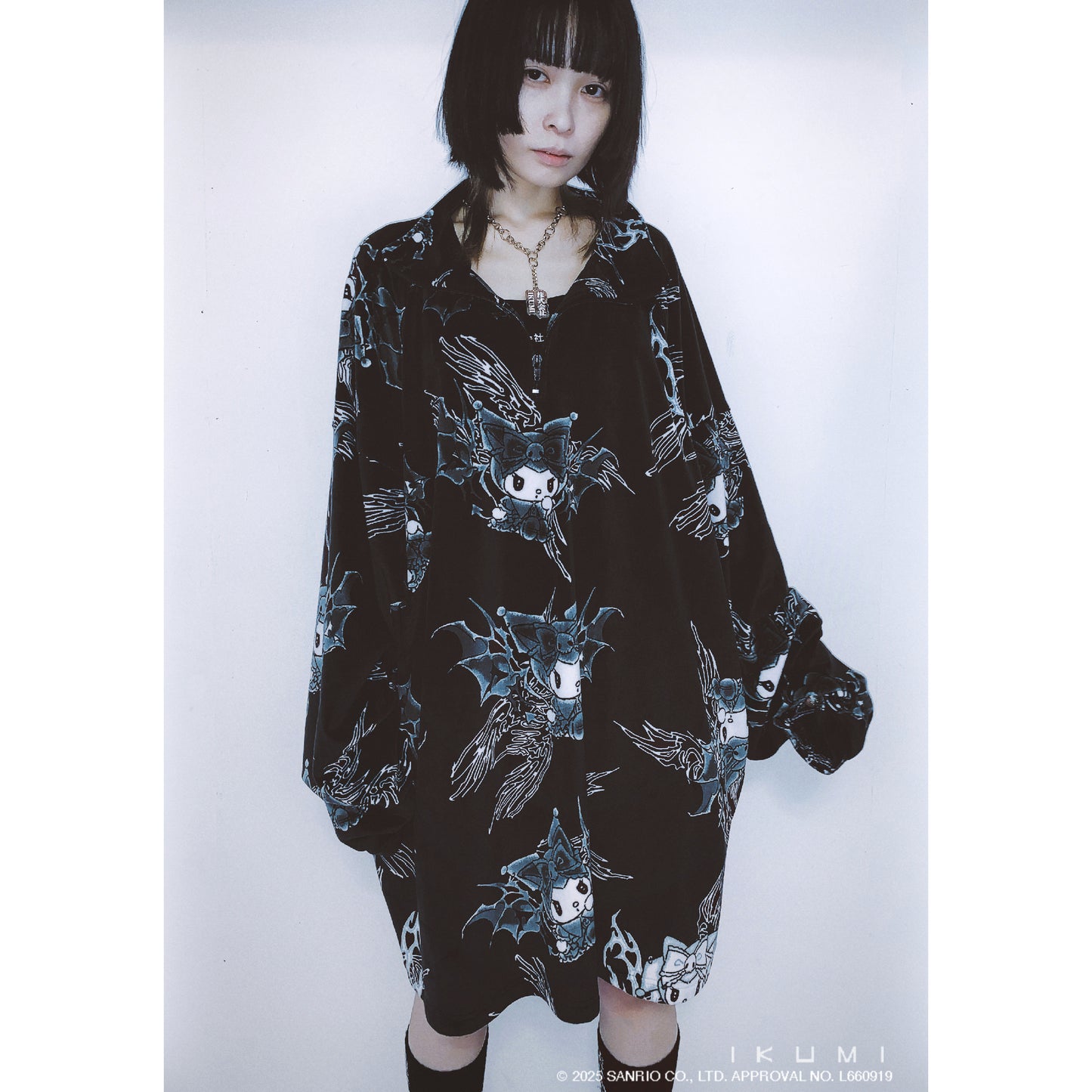 KUROMI×IKUMI FREECE PULLOVER