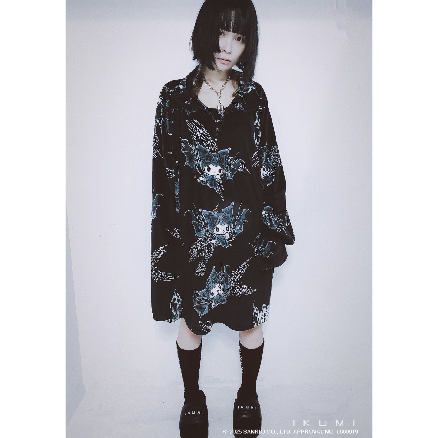KUROMI×IKUMI FREECE PULLOVER
