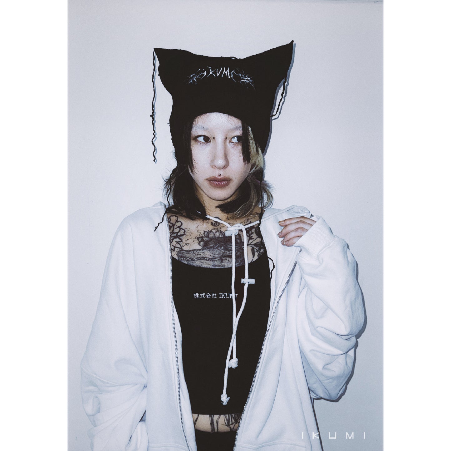 TRIBAL HORN KNIT CAP