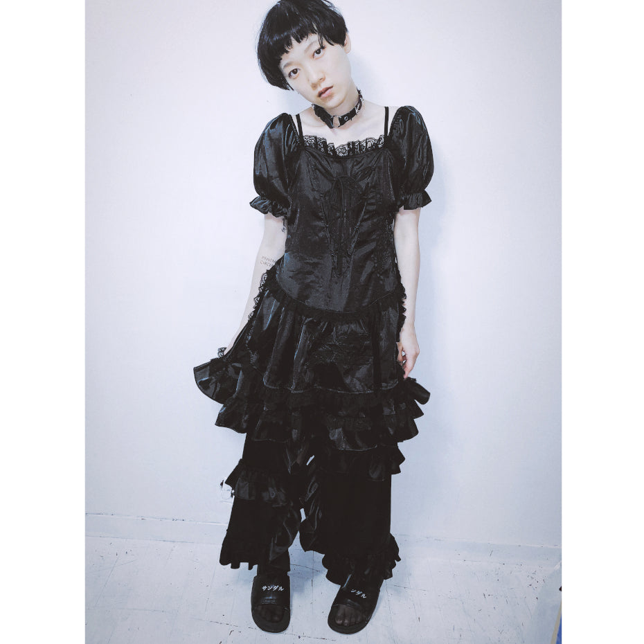 TRIBAL FRILL DRESS