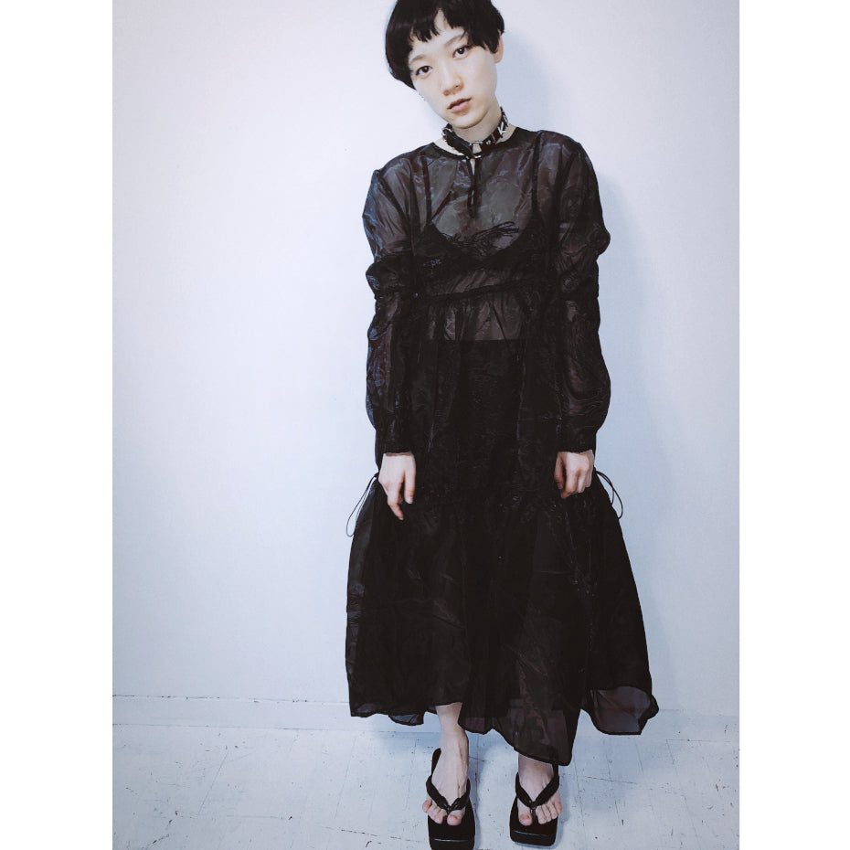 TRIBAL SMOKE LONG DRESS