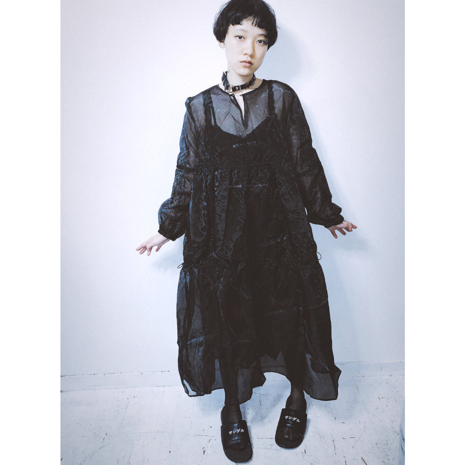 TRIBAL SMOKE LONG DRESS