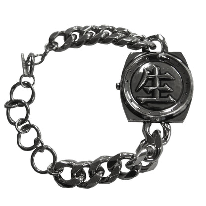 IKUMI×MADARANINGEN 生死 OXIDIZED SILVER PLATED BRACELET