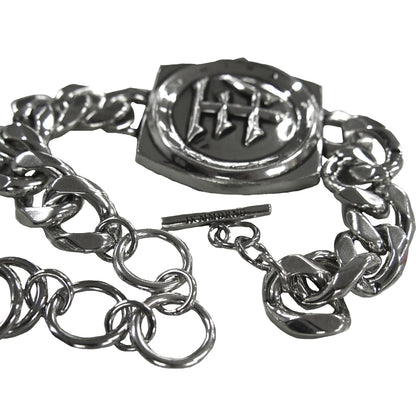 IKUMI×MADARANINGEN 生死 OXIDIZED SILVER PLATED BRACELET