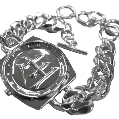 IKUMI×MADARANINGEN 生死 SILVER PLATED BRACELET