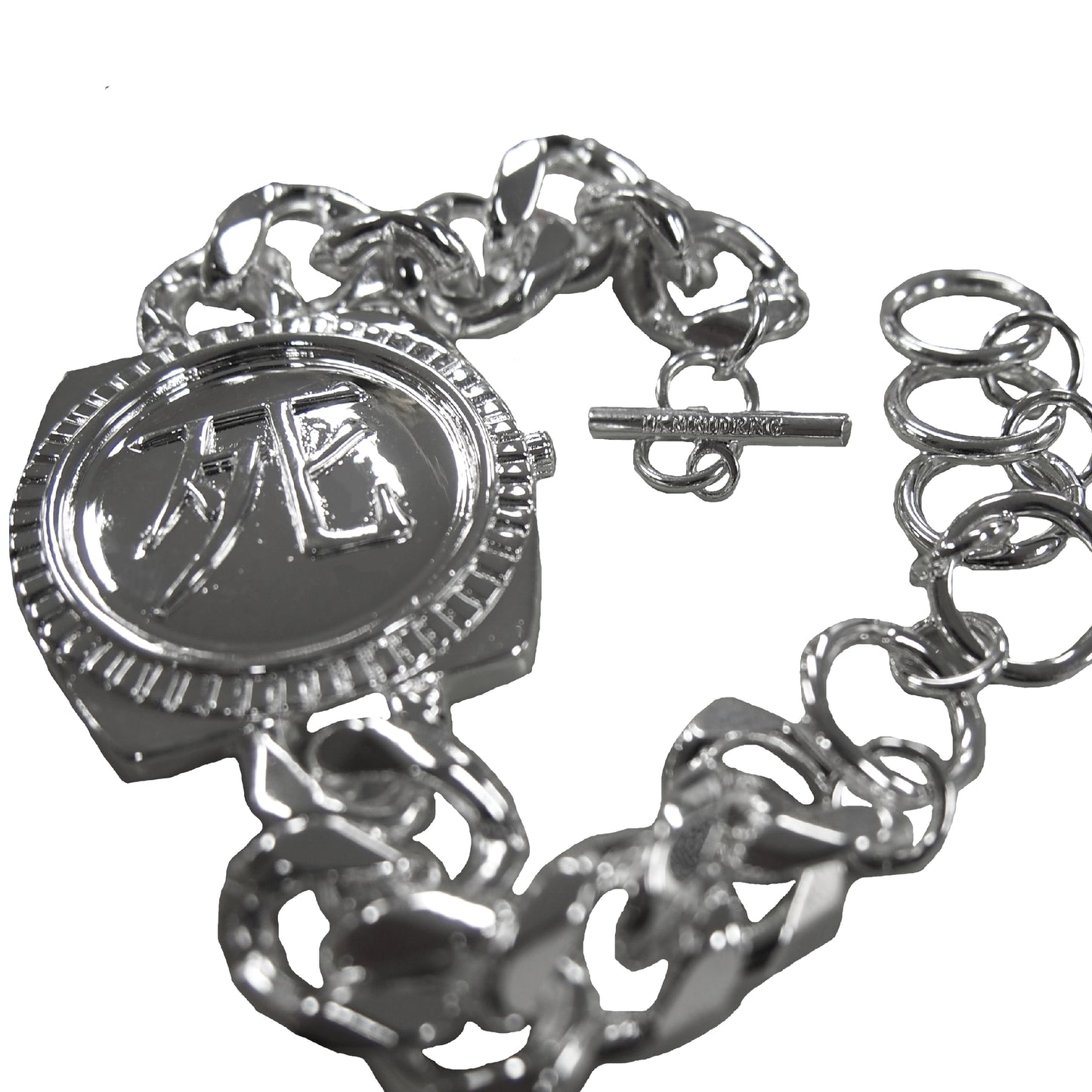 IKUMI×MADARANINGEN 生死 SILVER PLATED BRACELET